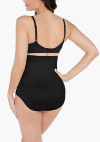 Miraclesuit Comfy Curves Hi-waist Brief in black - women's intimate - detail view