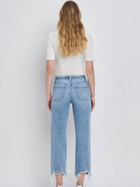 Vervet By Flying Monkey - Poppy Fray Hem Straight Jeans