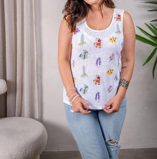 Paparazzi - Women's Jersey Embroidered Tank Top