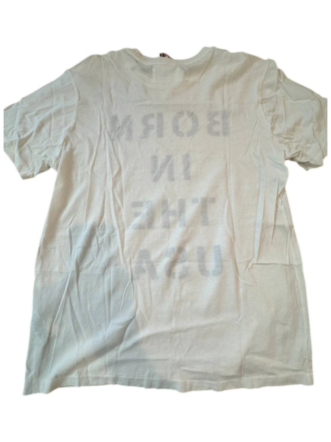 SOL ANGELES Women's Born In Usa Tee in usa tee in white - women's t-shirt - detail view