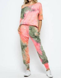 Ellis - Riki Tie Dye Jogger Set