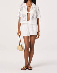 Astr - Loren Crochet Mini Shorts