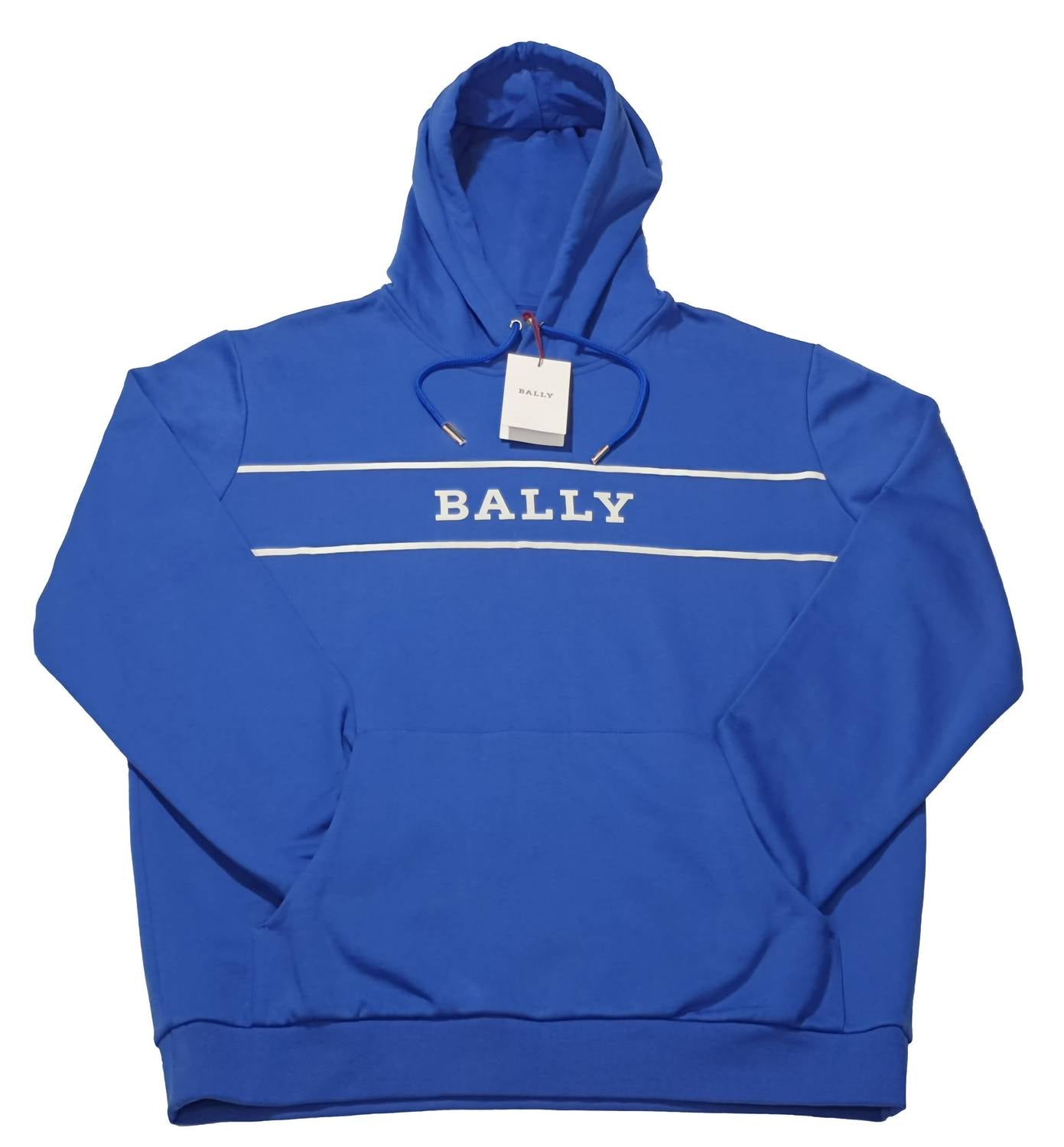 BALLY Unisex Hooded Sweatshirt in blue - men's shirt