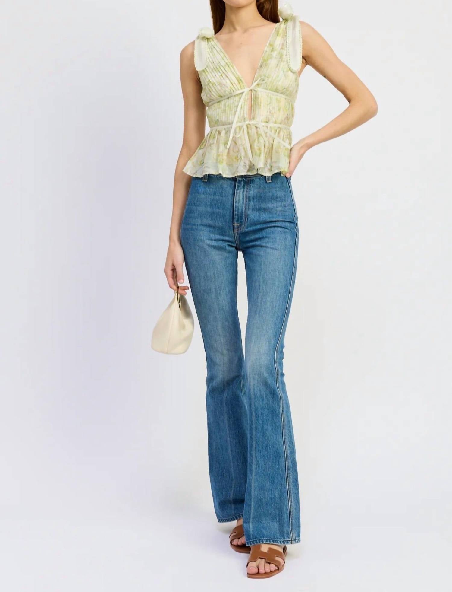 En Saison - Claire Peplum Top