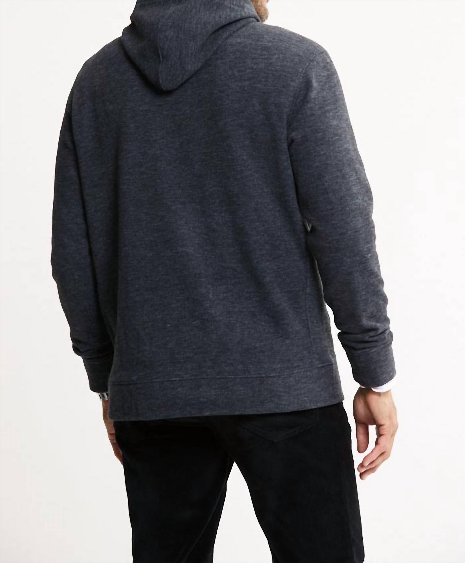 Jachs New York - Wool Blend Pullover Hoodie