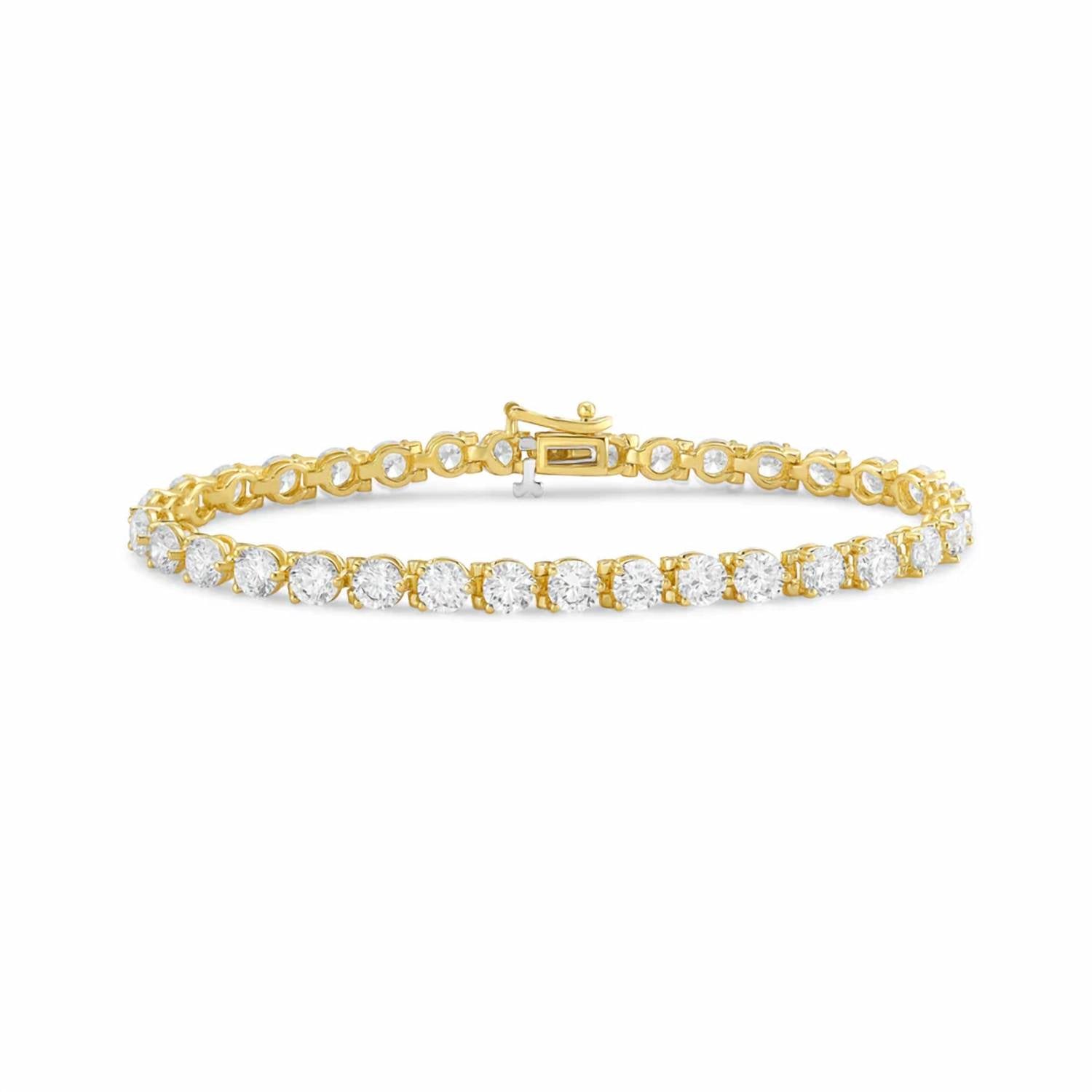 Diana M Jewels - Women's Round Lab-Grown Diamond Tennis Bracelet (2.00 Ct) - Classic