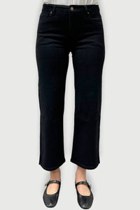 Oliver Logan - Addington Mid Rise Wide Leg Crop Jean