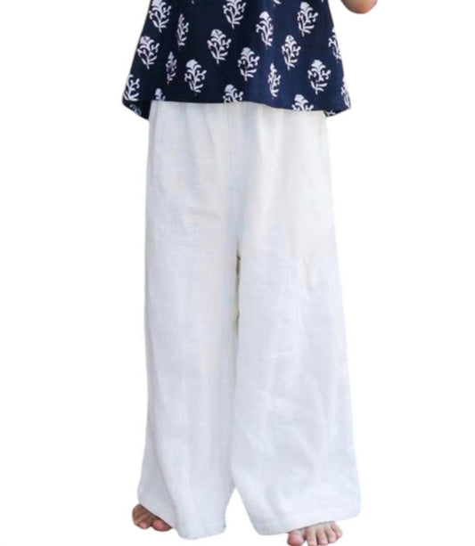 Poppet & Fox - Girl's Santorini Wide Leg Pants