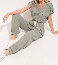 And The Why - One More Time Utility Jumpsuit