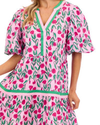 Mudpie - Cody Balloon Sleeve Dress