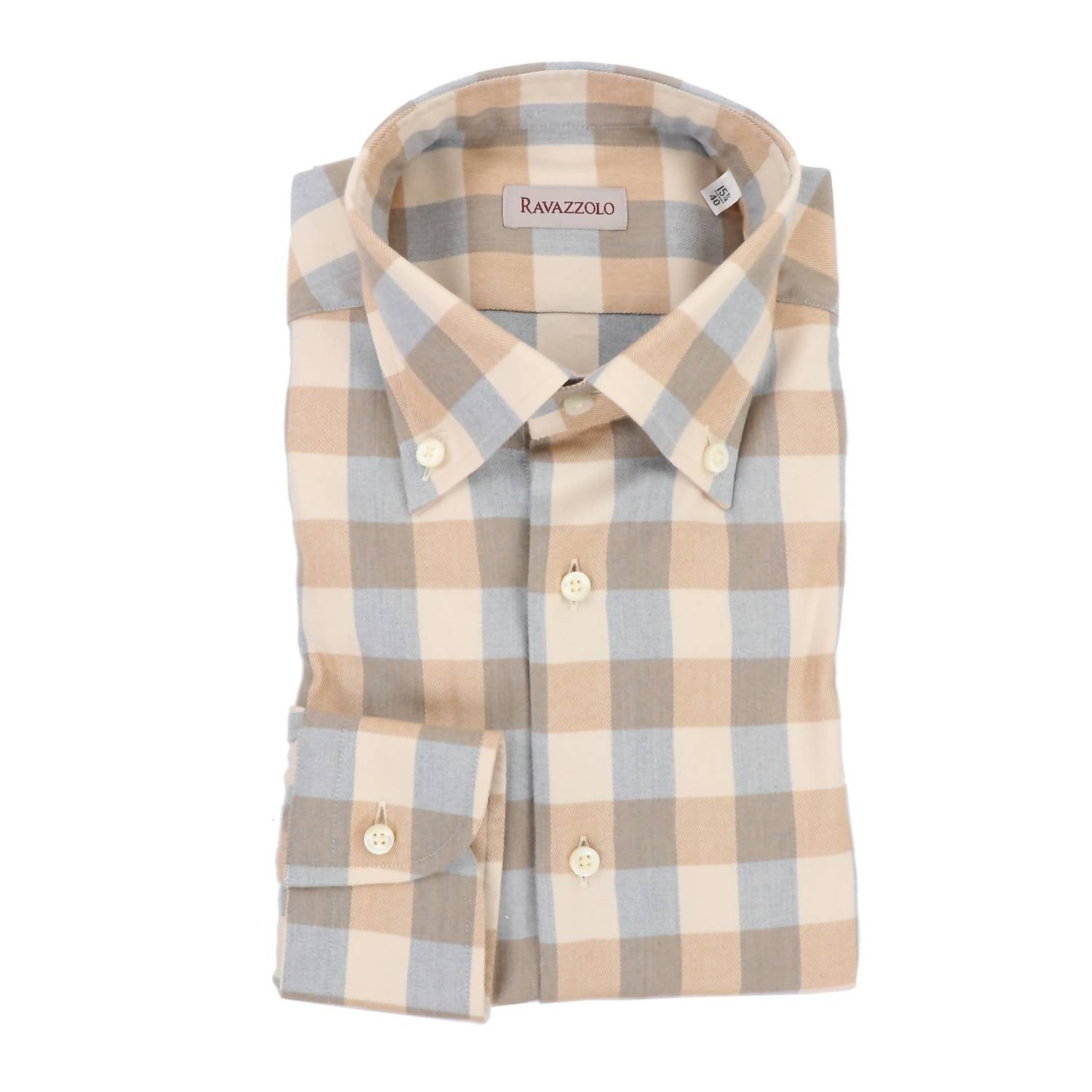 Ravazzolo - Men's Apres Ski Luxury Flannel Sport Shirt