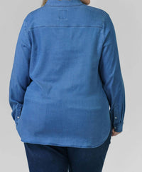 Lysse - Drew Stretch Chambray Shirt - Plus