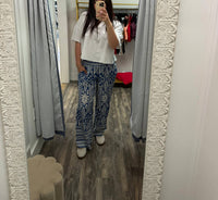 Hyfve - Smocked Waist Floral Pants