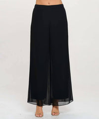 Last Tango - Chiffon Pull On Wide Leg Pants