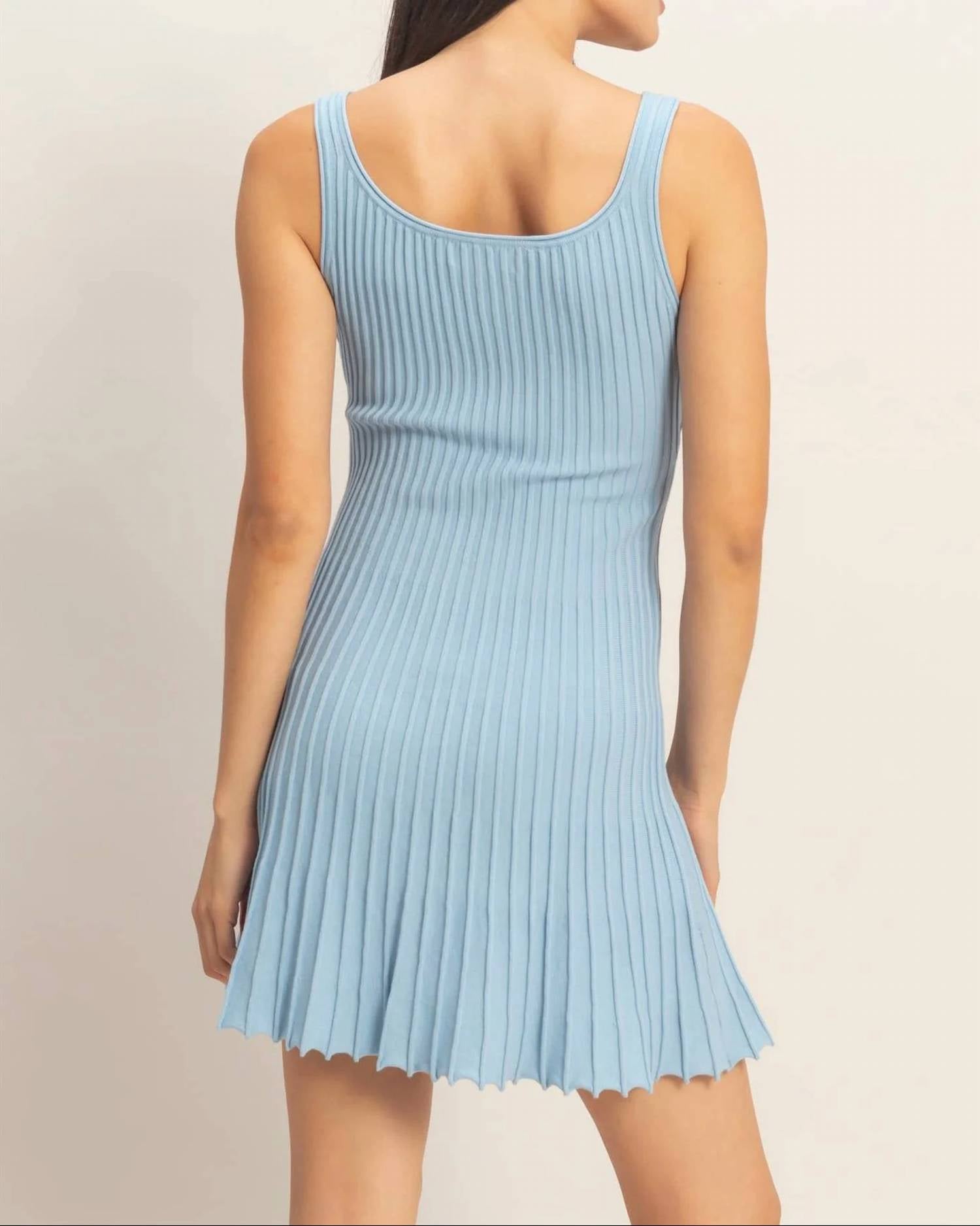 Hyfve - Pleat And Play Mini Dress