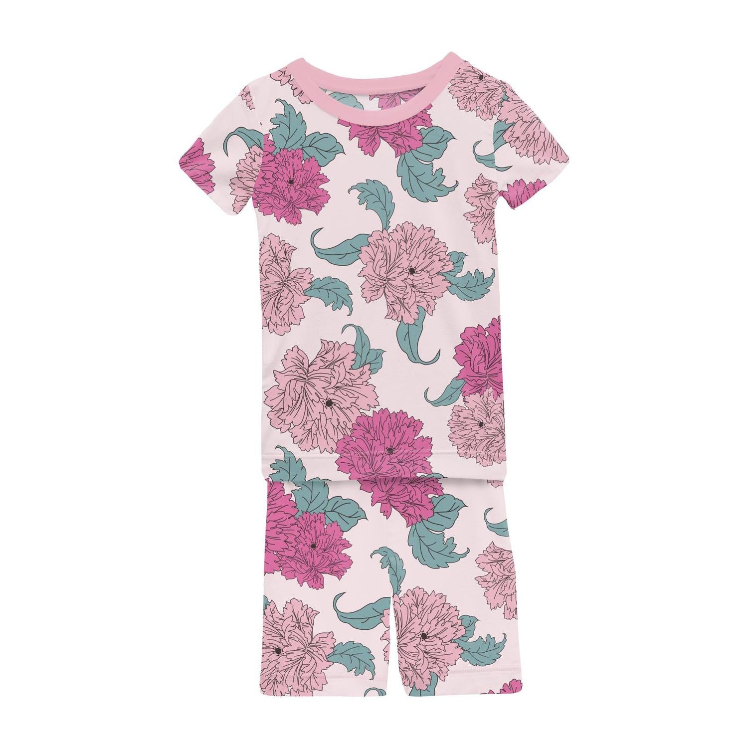Kickee - Kids' Short Sleeve Pajama Set With Shorts