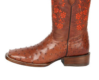 El General Western Wear - Women’s Rose Of Texas Exotic Ostrich Cowboy Boots