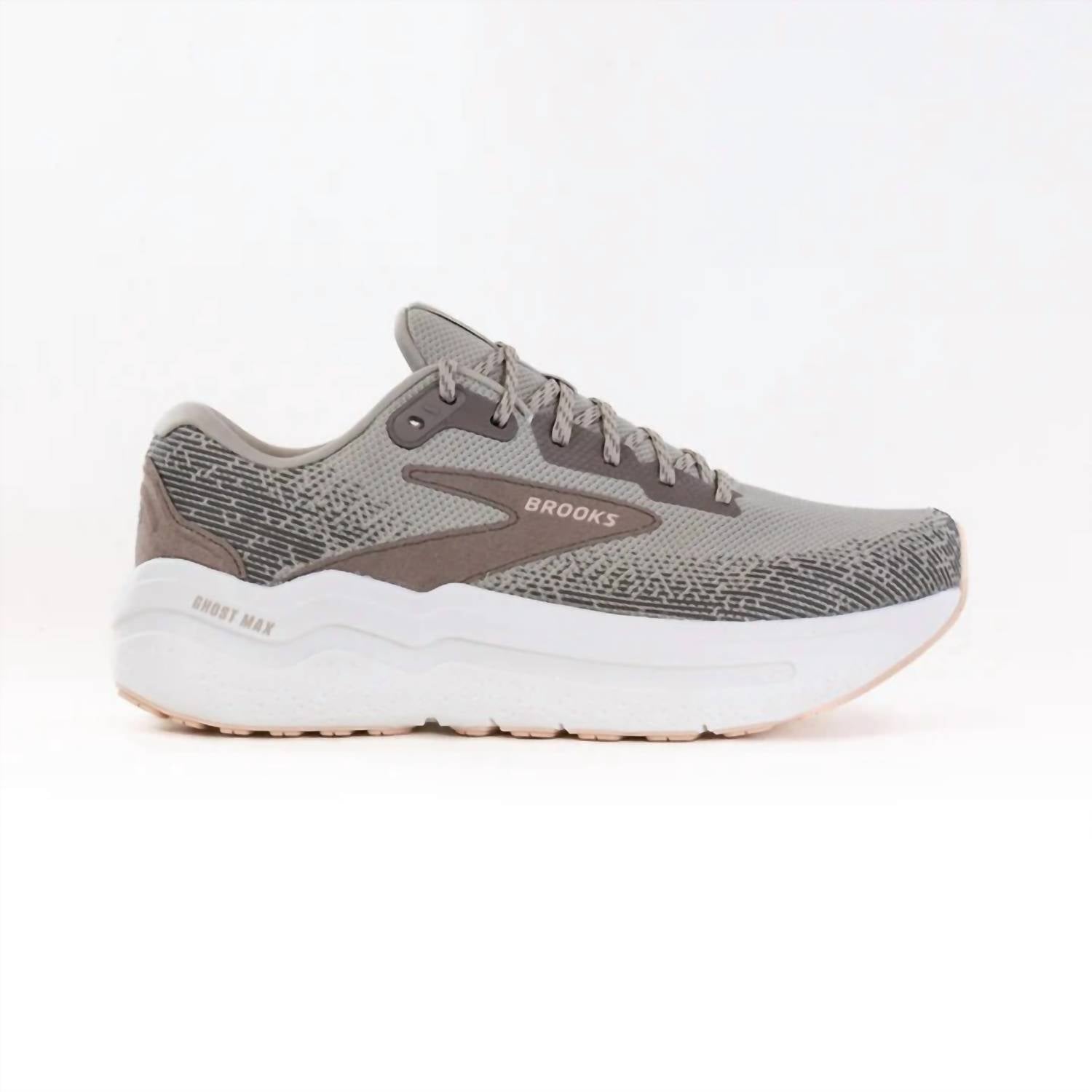BROOKS Men's Ghost Max 2 Shoes in london fog falcon coconut - men's sneaker