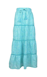 Flowers By Zoe - Aria Eyelet Maxi Skirt
