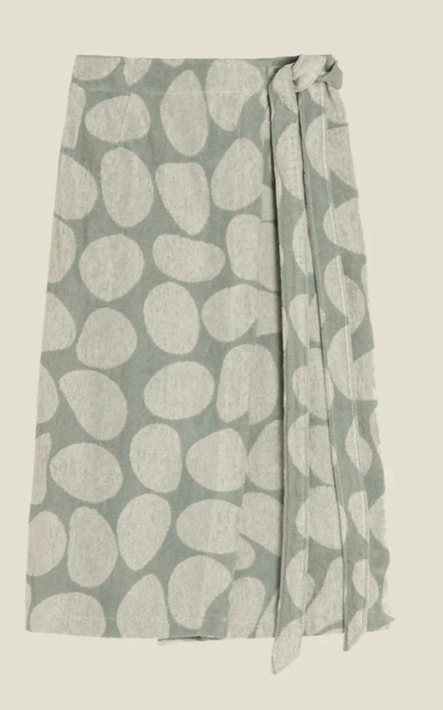 OAS Women's Terry Skirt in pebble bay - women's swimwear