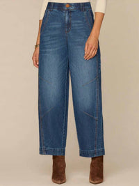 Democracy - Ab Solution Skyrise Dart Panel Relaxed Barrel Leg Jean