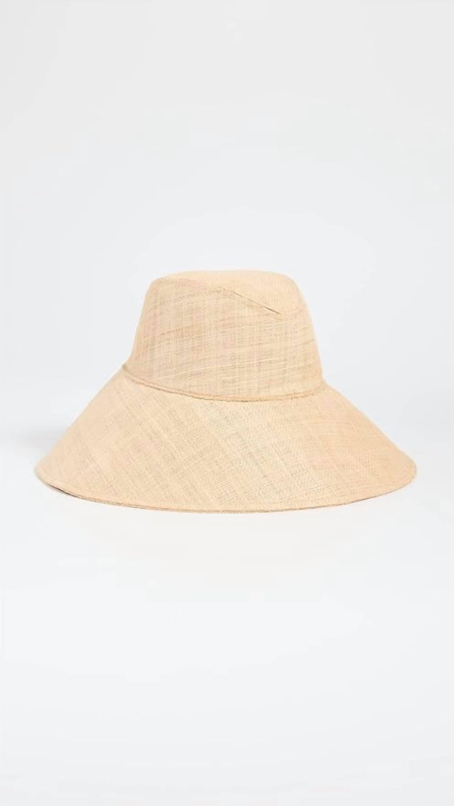 Lack of Color Women's The Cove Straw Hat in natural - women's hat - detail view