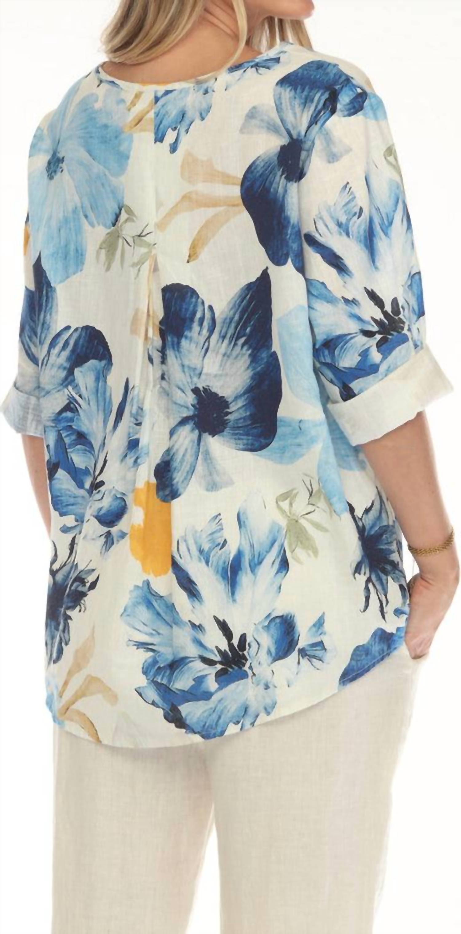Flora Ashley - Up In The Cloud Blouse