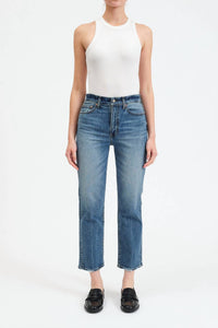 Daze - Straight Up High Rise Straight Leg Jeans