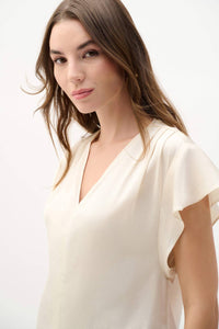Joseph Ribkoff - Flutter Sleeve Top