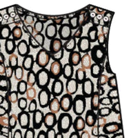habitat Women's Veranda Tank Top in oatmeal - women's tank top - detail view