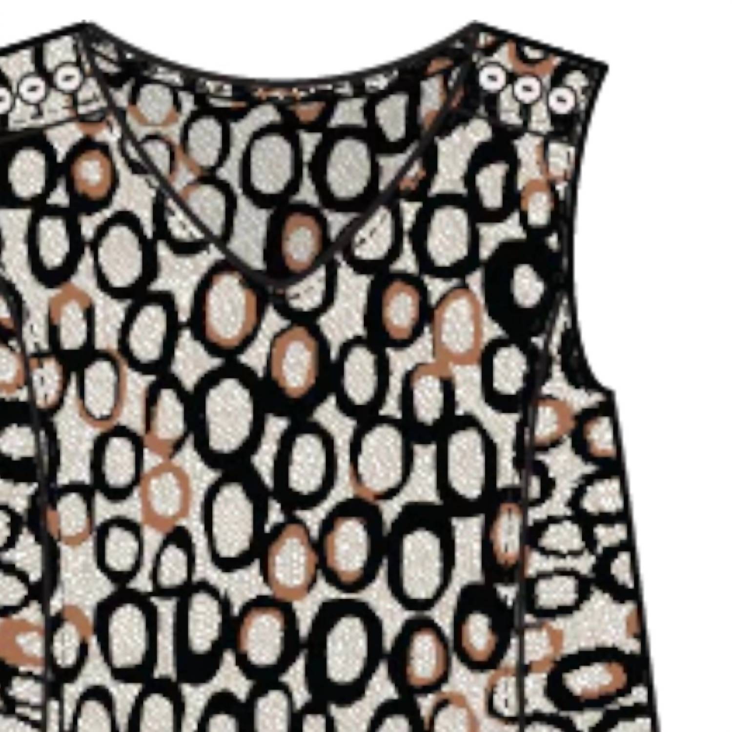habitat Women's Veranda Tank Top in oatmeal - women's tank top - detail view