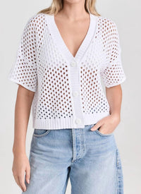 Splendid - Nova Pointelle Short Sleeve Cardigan
