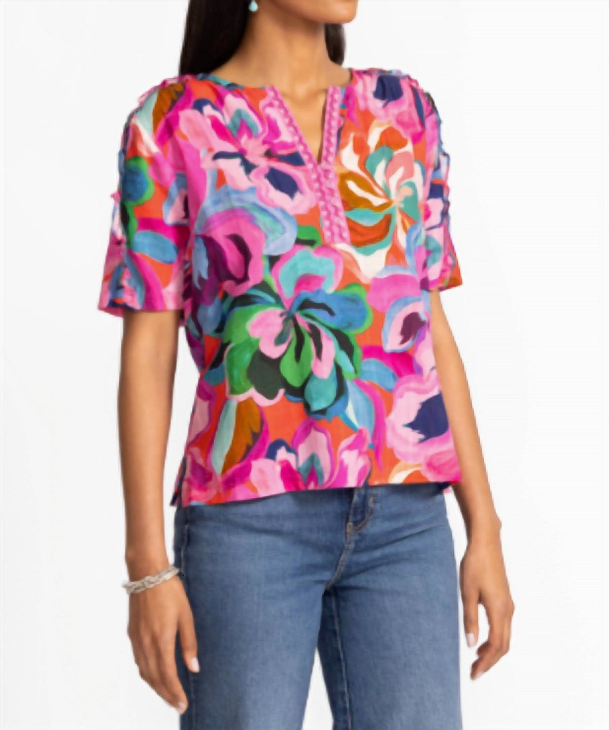 Johnny Was - Ruffle Seam Top