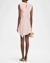 A.L.C. - Dion Stripe Draped Mini Dress