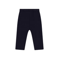 Petit Bateau Fleece Waistband Sweatpants in navy - kids' joggers - alternate view
