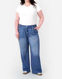 Seven 7 Denim Sweatpant Jean - Plus Size in saltaire - women's jeans