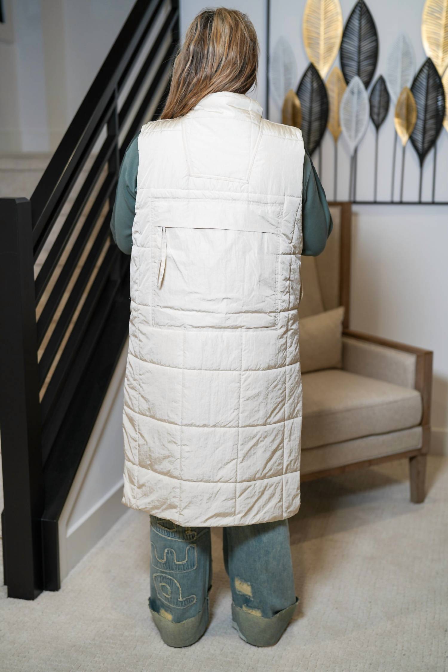 Oli & Hali - Totally In Padded Long Vest