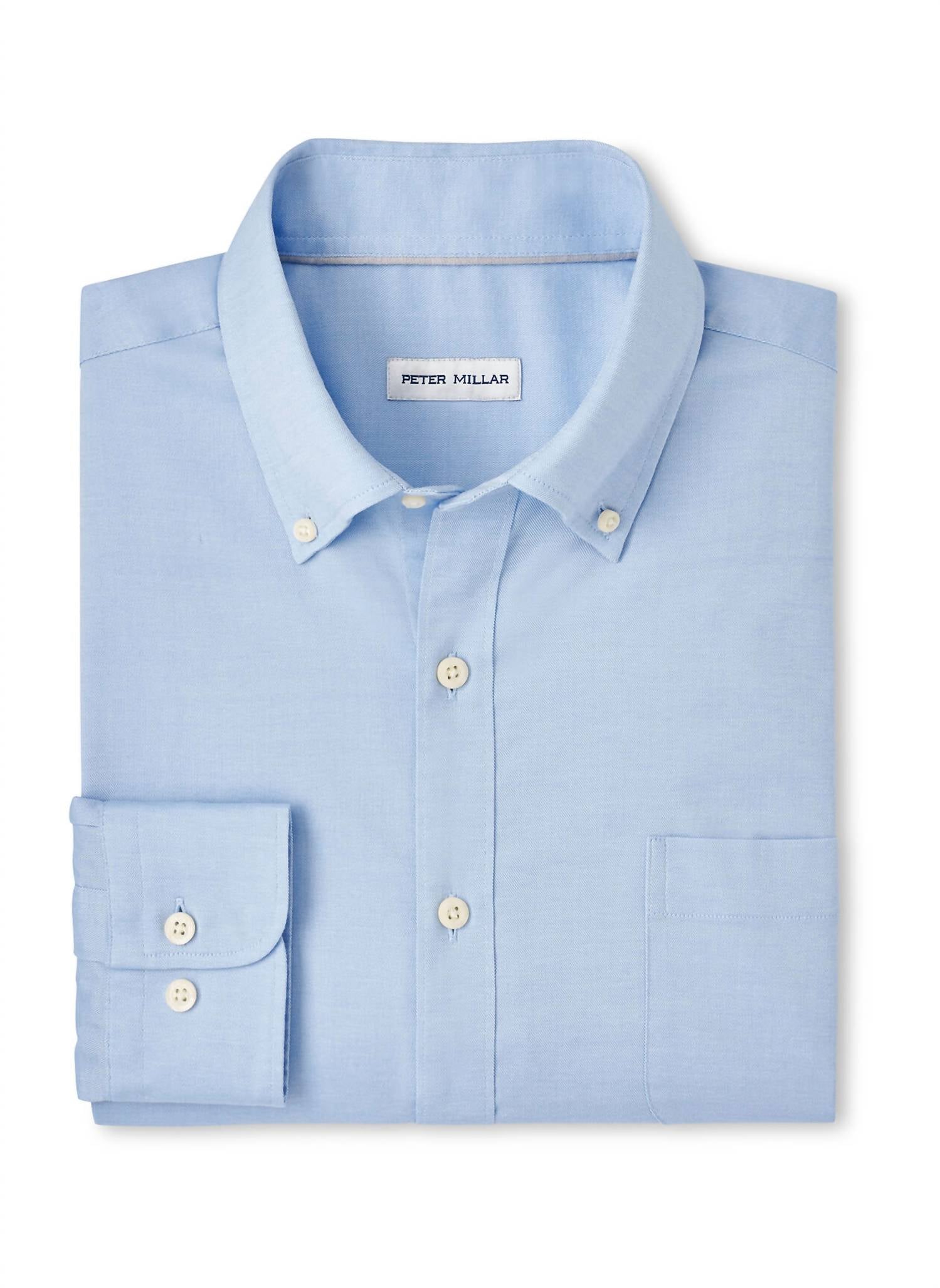 Peter Millar - Campbell Crown Pinpoint Cotton-stretch Sport Shirt