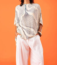 Apoil - Handroide Silk Top