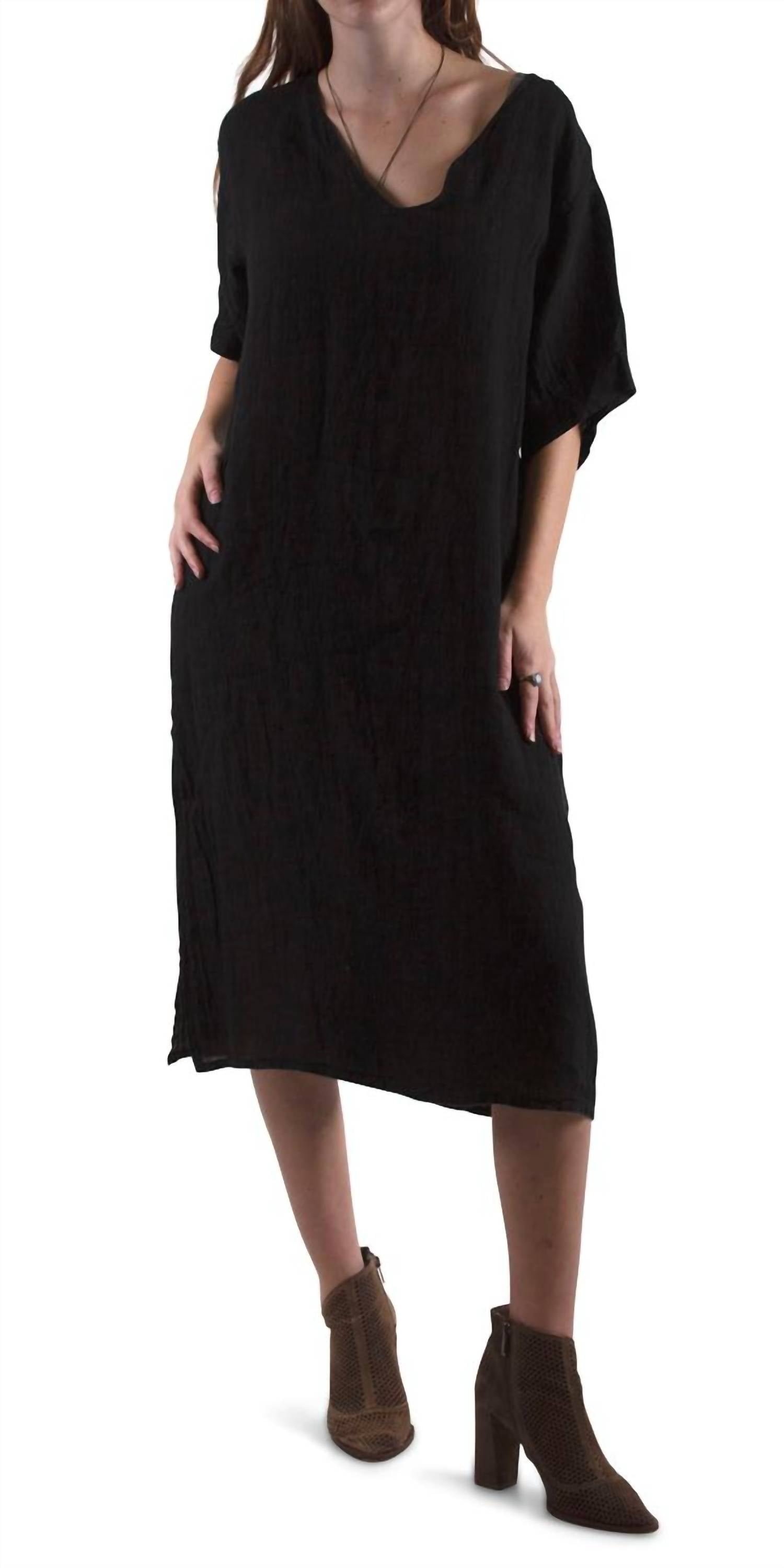 Gigi Moda - Matera Linen Midi Dress