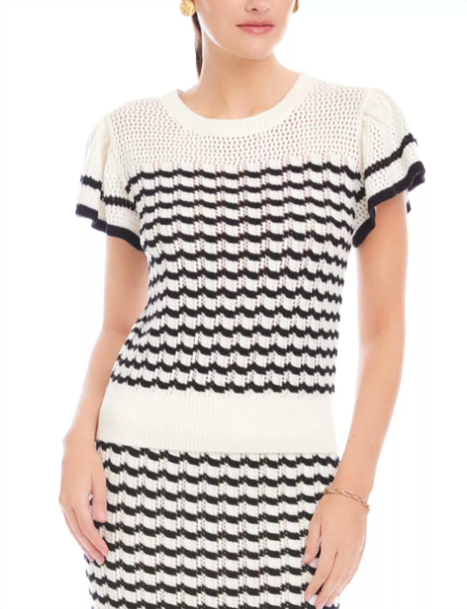 Fifteen Twenty - Uma Crochet Sweater Top