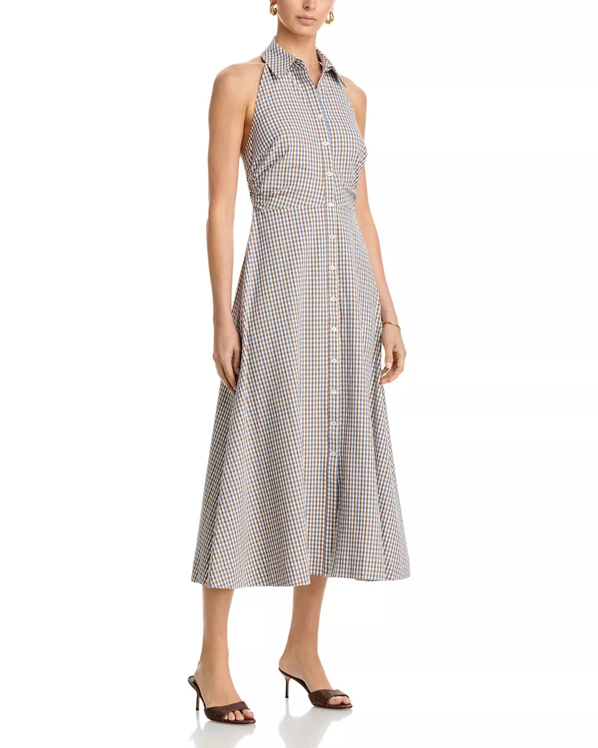 Veronica Beard - Mackey Halter Midi Dress
