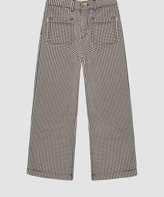 Dl1961 - Women'S - Lili Wide Leg Houndstooth