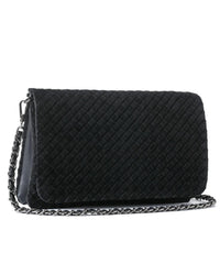 Haute Shore - Women's Lexi Woven Suede Crossbody Bag