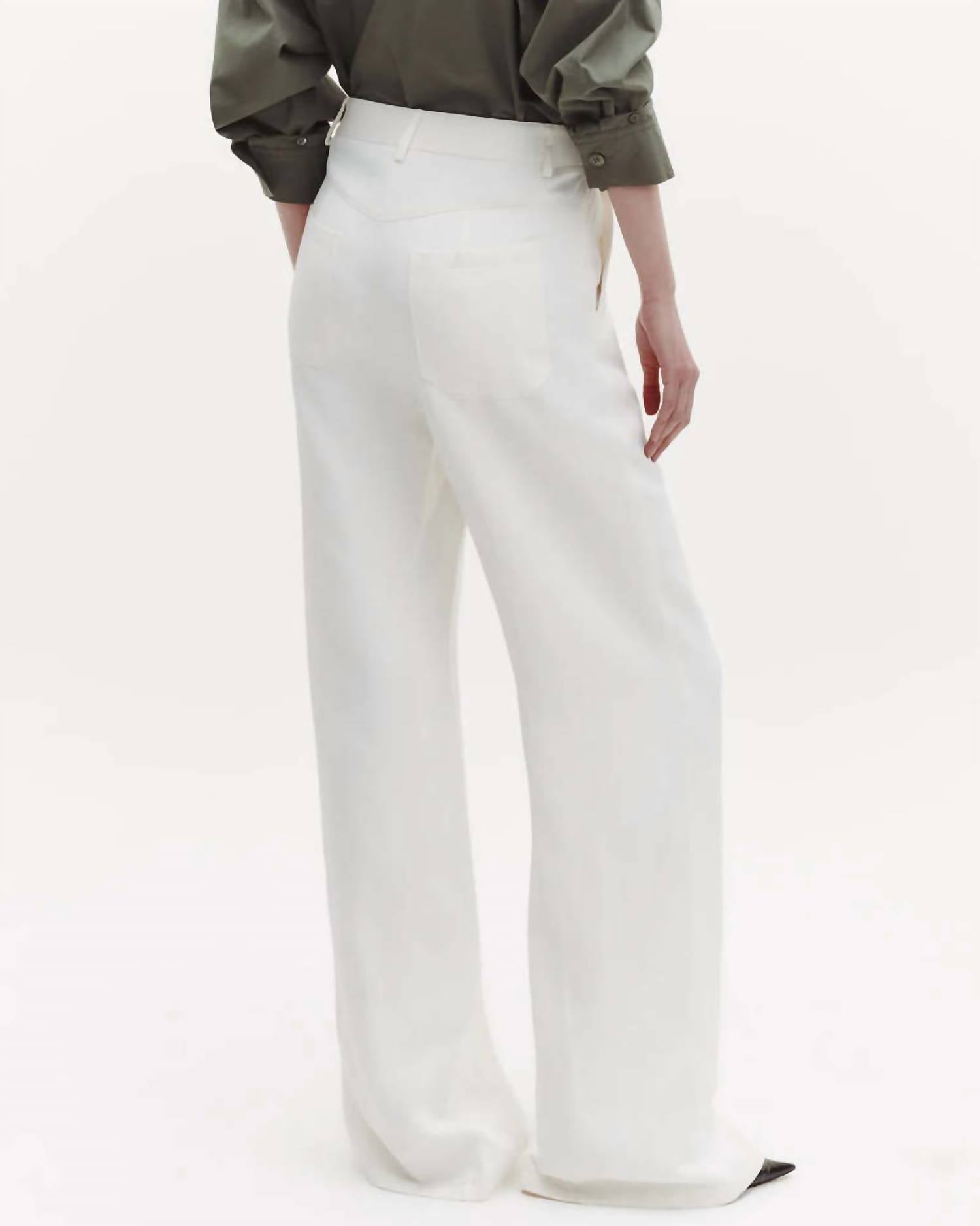 Twp - Howard Coated Viscose Linen Pants