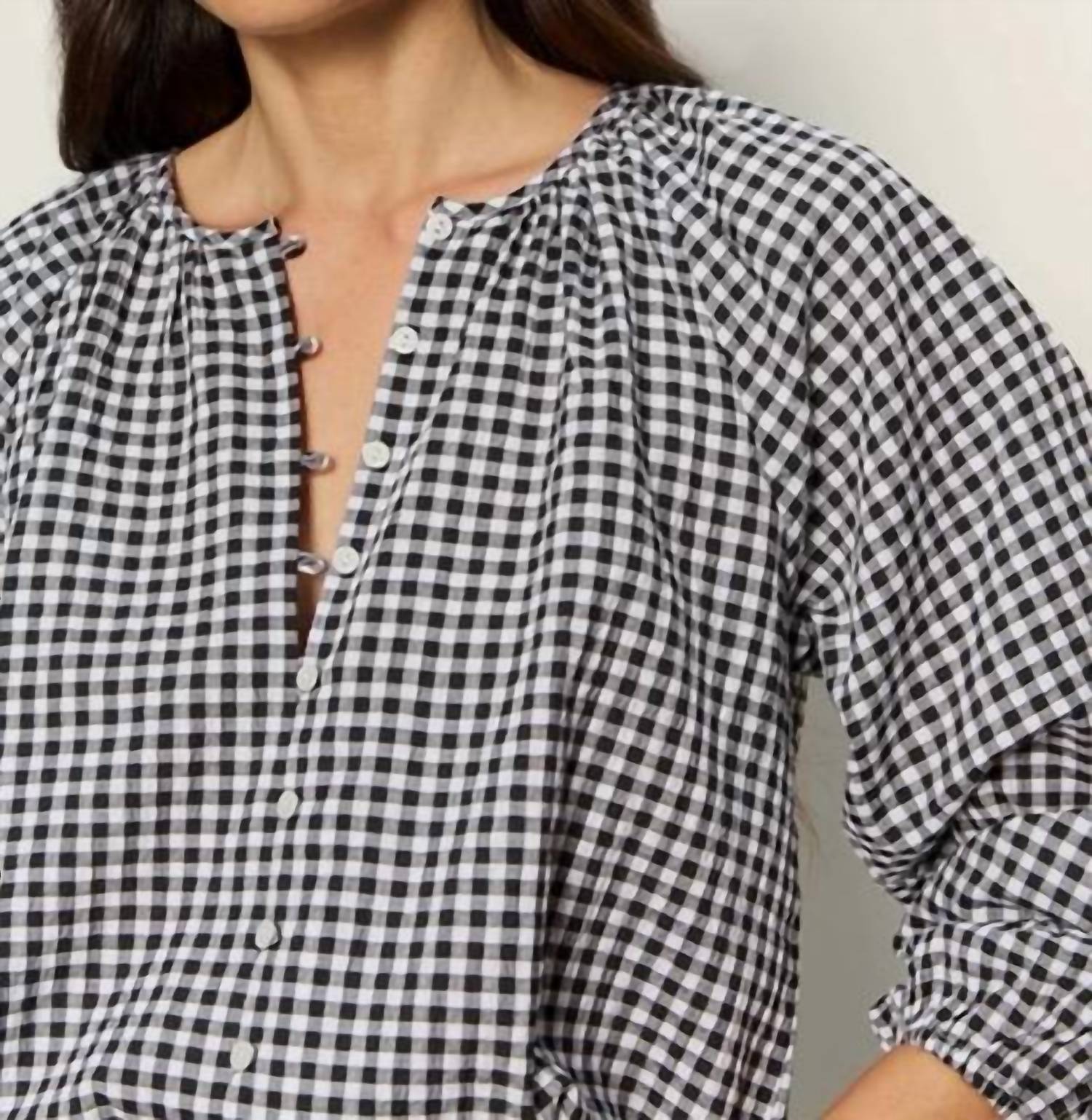 Sanctuary - Perfect Gingham Button Blouse