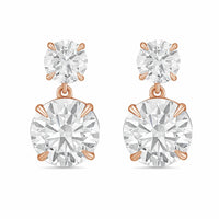 Diana M Jewels - Women's Round Lab-Grown Diamond Stud Earrings (15.00 Ct TCW) - Grand