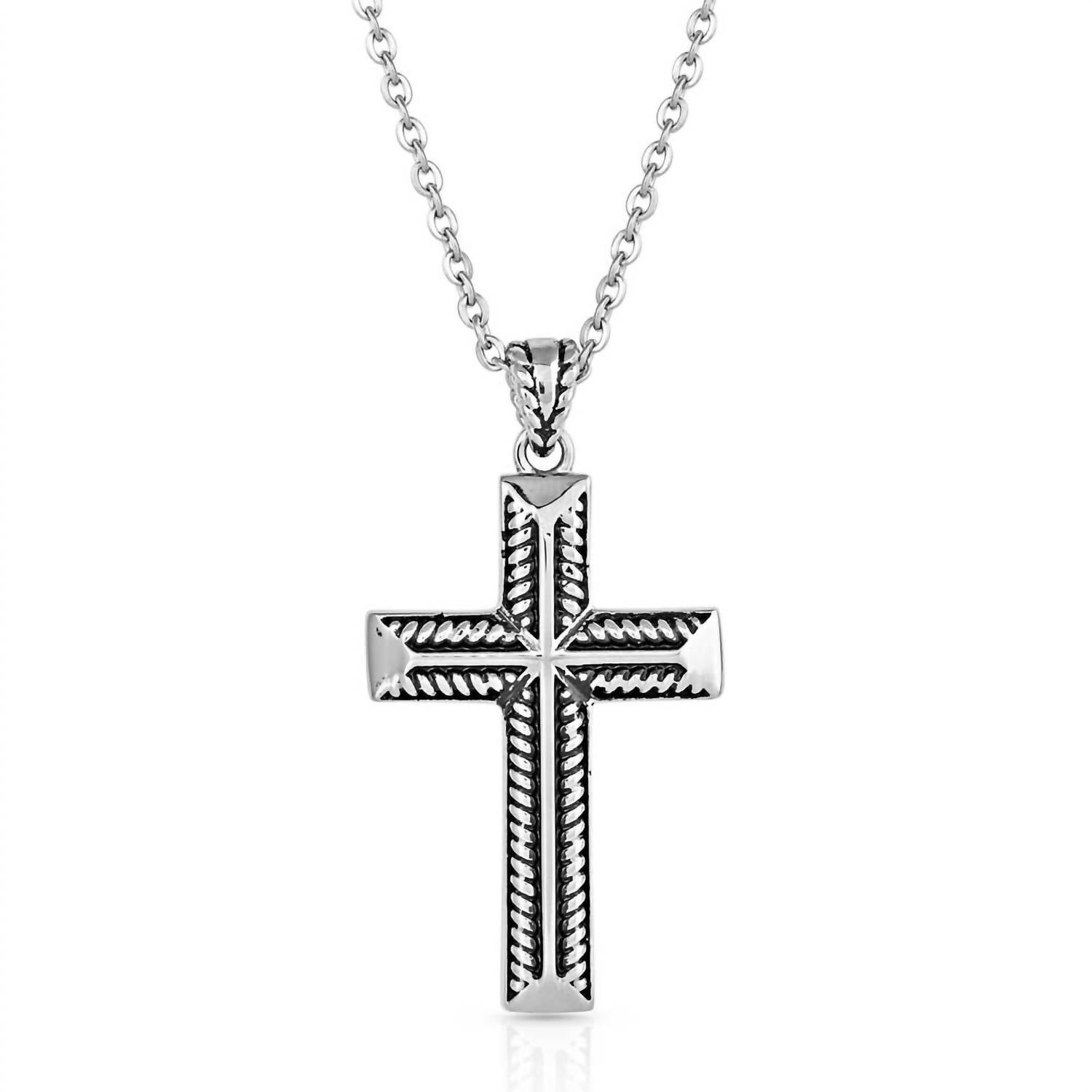 Montana Silversmiths - Men's Amplified Faith Cross Necklace