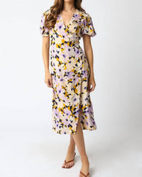 Olivaceous - Camila Floral Midi Dress