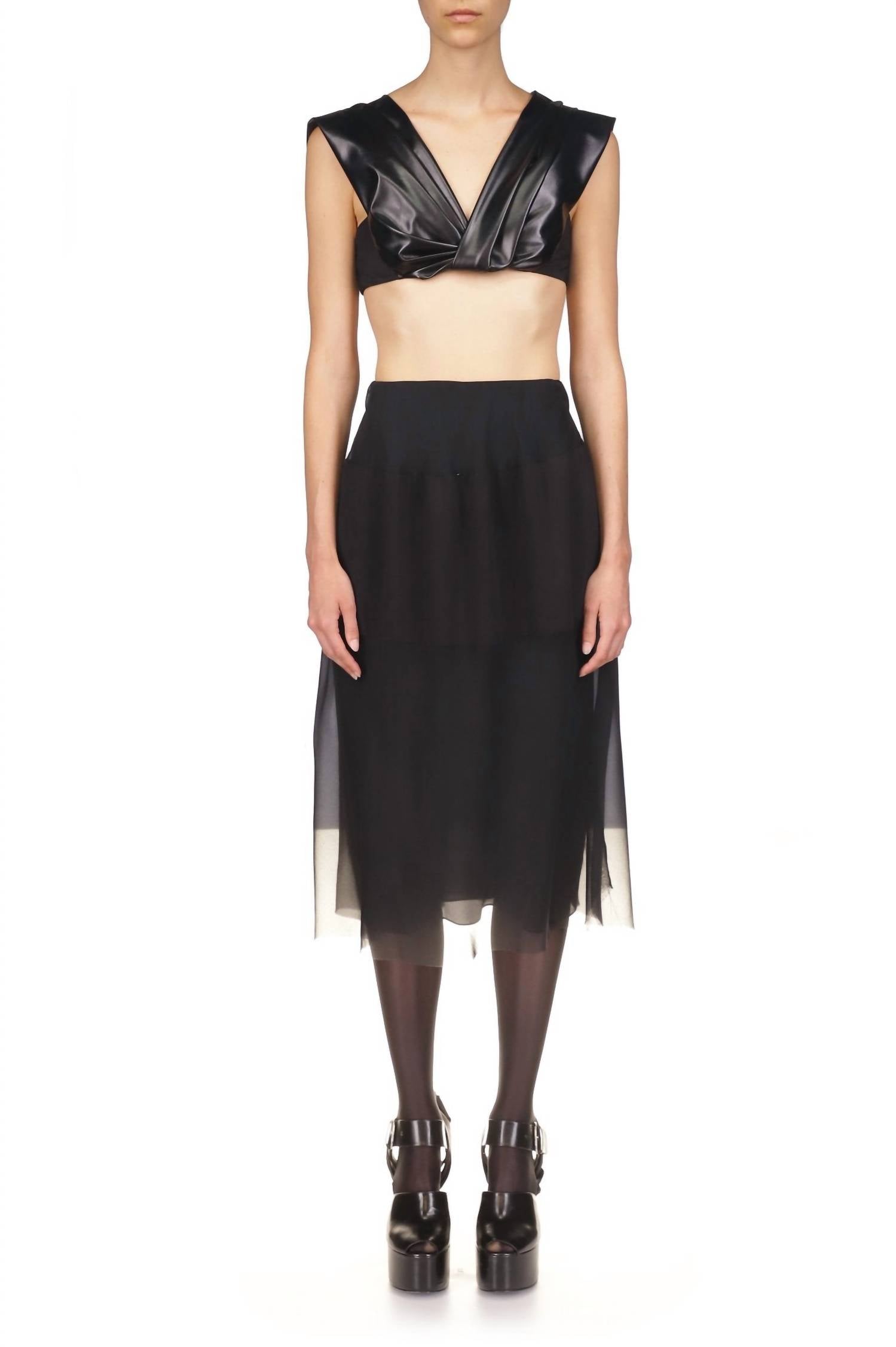 Marina Moscone - Twist Halter Bralette Top